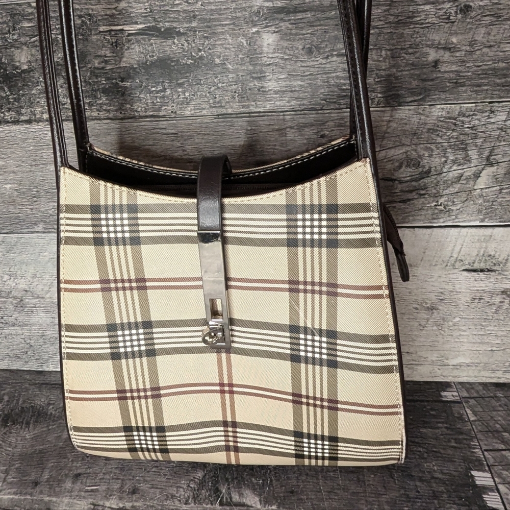 Lovely Brown Plaid Bag by Rachel